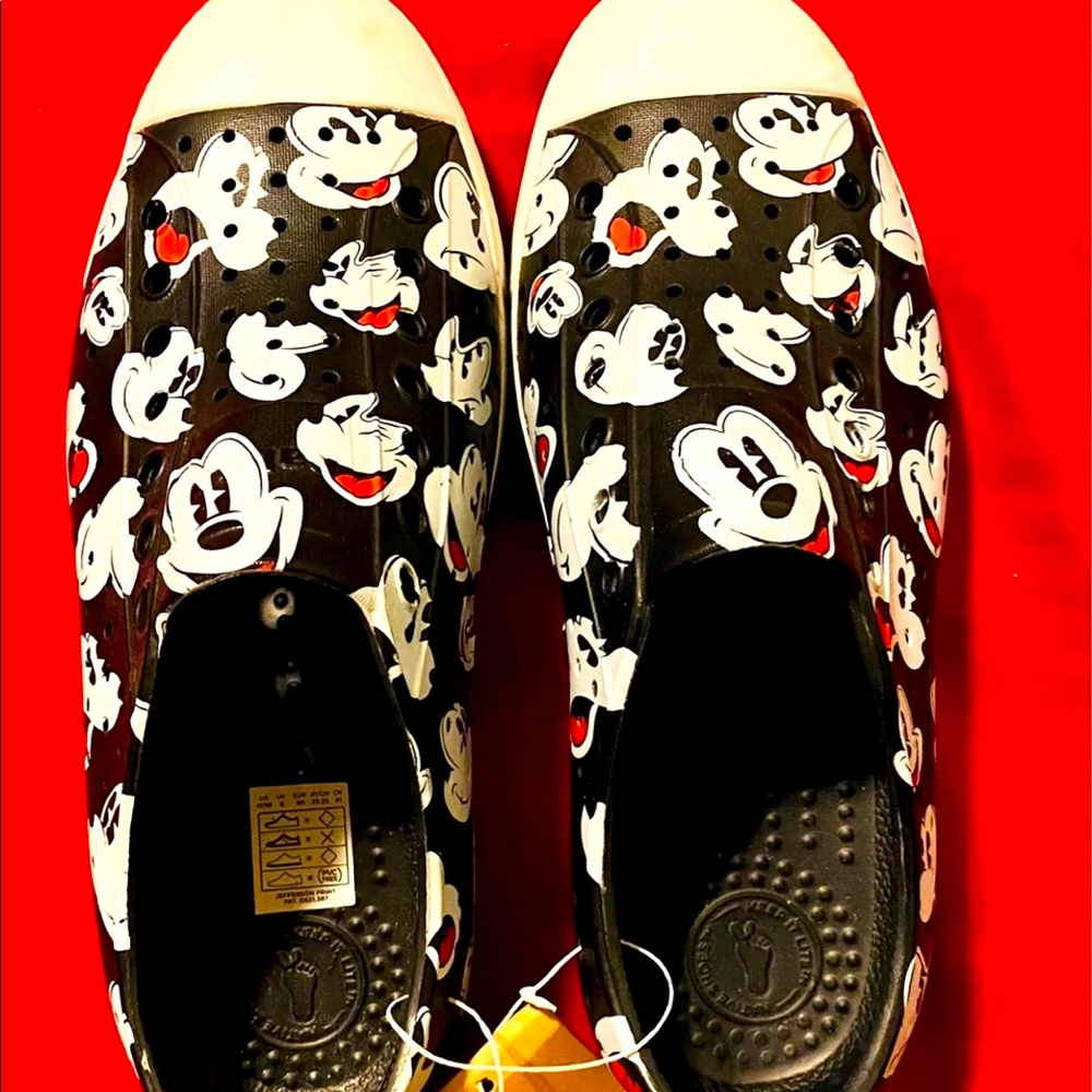 Mickey Mouse shoes by Native Shoes